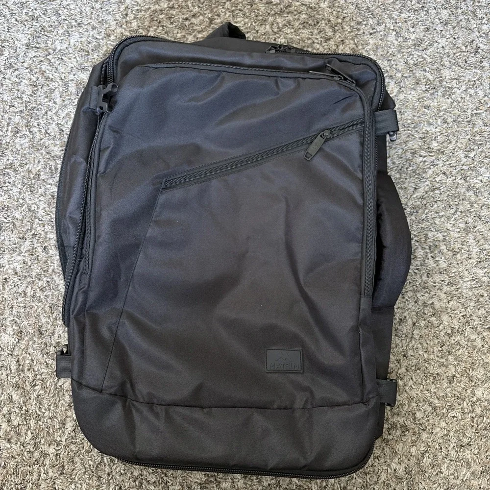 Matein Carry-On Convertible Weekender Laptop Backpack Black Size X-Large 40L